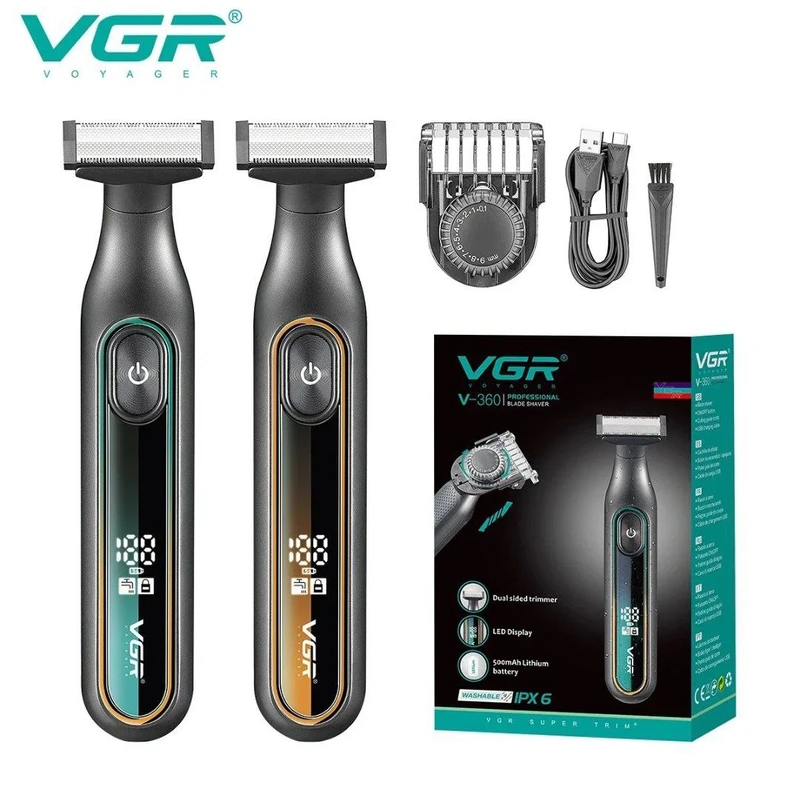 ماشین اصلاح VGR وی جی ار مدل V-360|مخصوص موی بدن و صورت